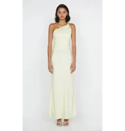 Bec & Bridge Lunetta Asym Dress in Ice Yellow Size AU 10 for rent on The Volte - image 1