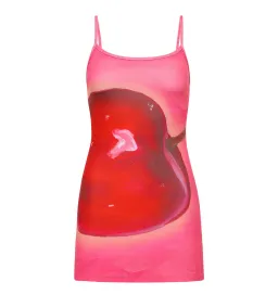 With Harper Lu Pink Cherry Dress Size AU 8 for rent on The Volte - image 3