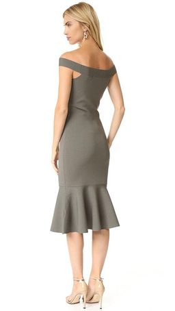Keepsake the Label If Only knit dress in khaki size 8 for rent on The Volte - image 2