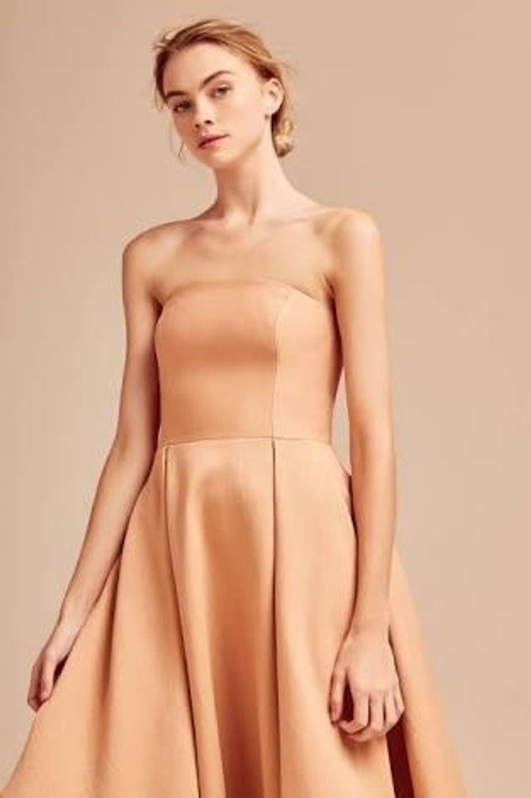 C/MEO Collective Making Waves Dress in Biscuit Size 8 for rent on The Volte - main image