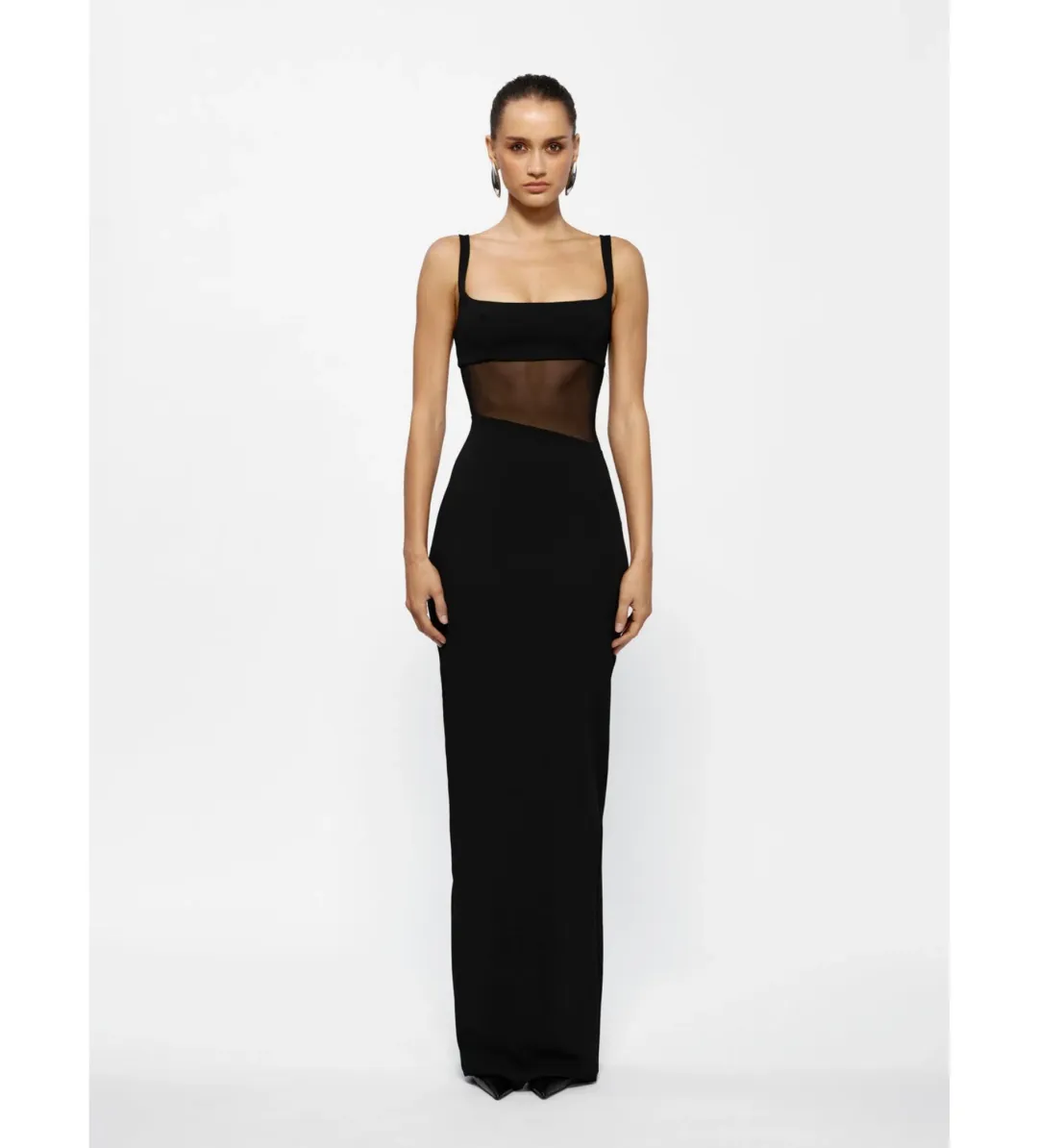 Effie Kats Cyia Gown Black Size 8 for rent on The Volte - main image