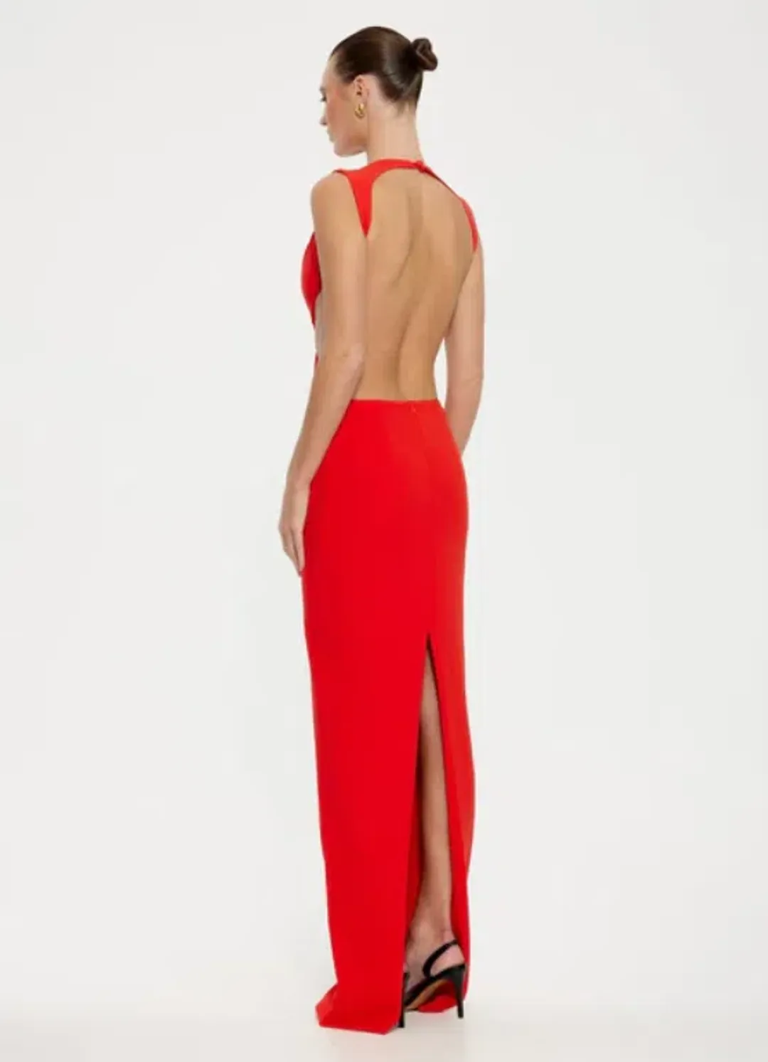 Effie Kats Valencia Gown Chery Red Size AU 10 for rent on The Volte - main image