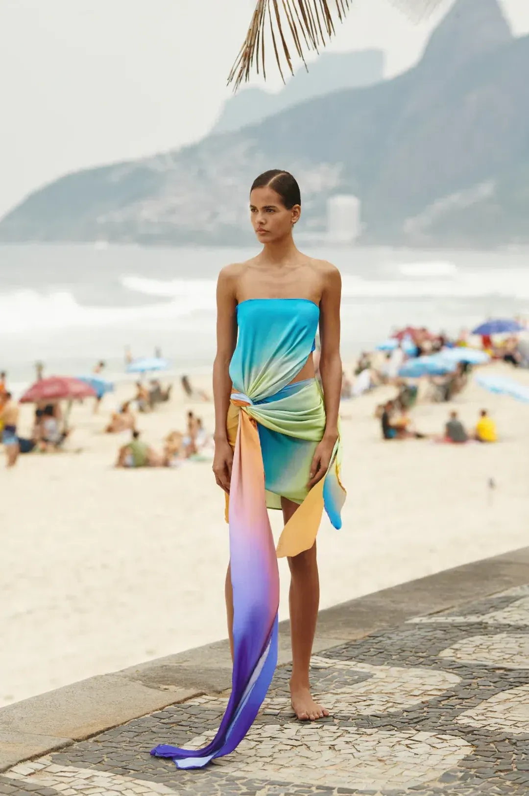 Baobab Mar Papagayo Mini Dress Print Size 10 for rent on The Volte - main image