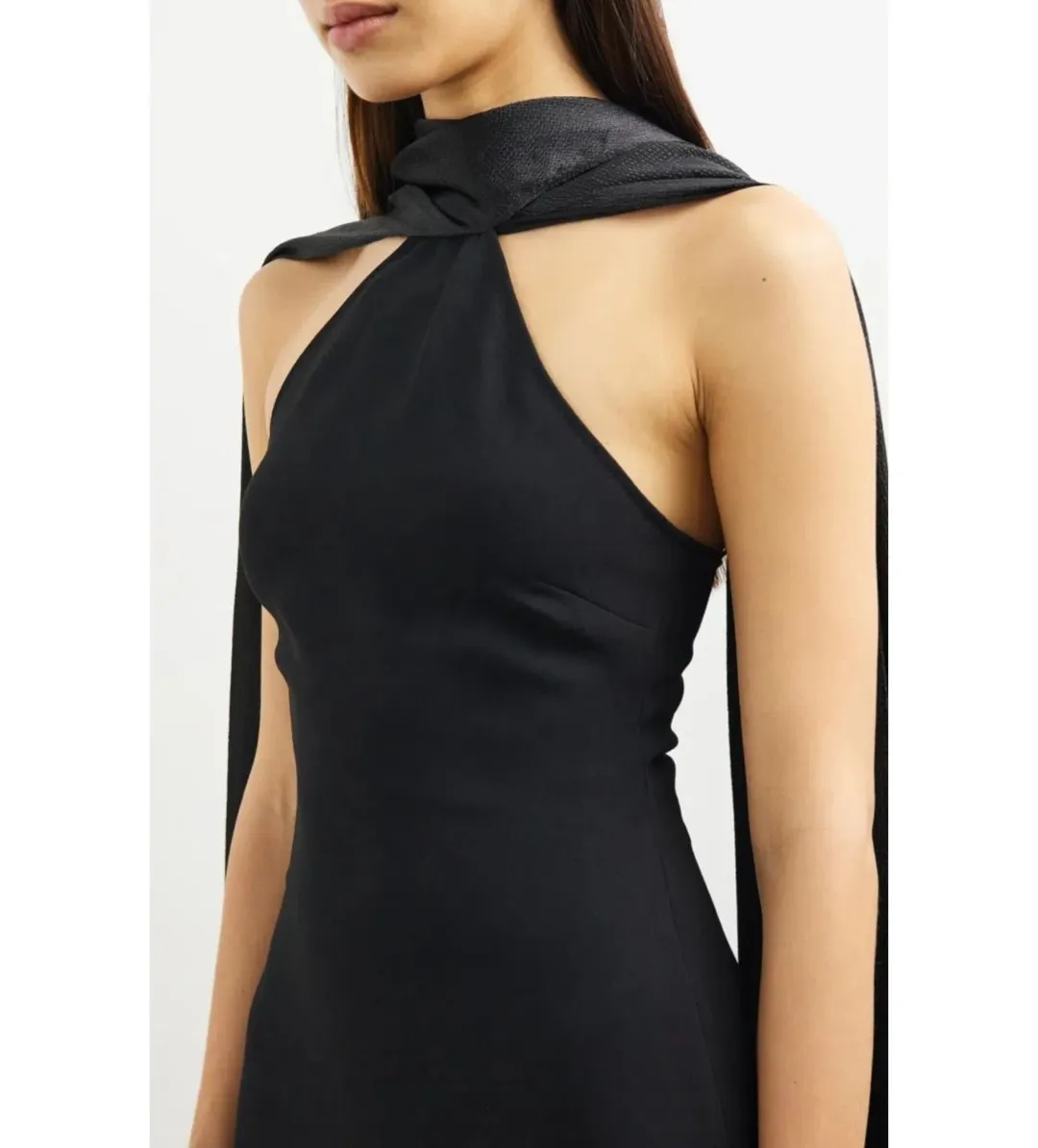 Solace London Ophelia Maxi Dress Black Size AU 12 for rent on The Volte - main image