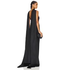 Solace London Ophelia Maxi Dress Black Size AU 12 for rent on The Volte - image 3