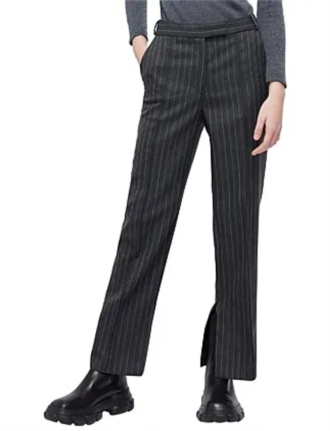 Simkhai Vera Straight Leg Crop Pant Black Size US  2 / Au 6 for rent on The Volte - main image