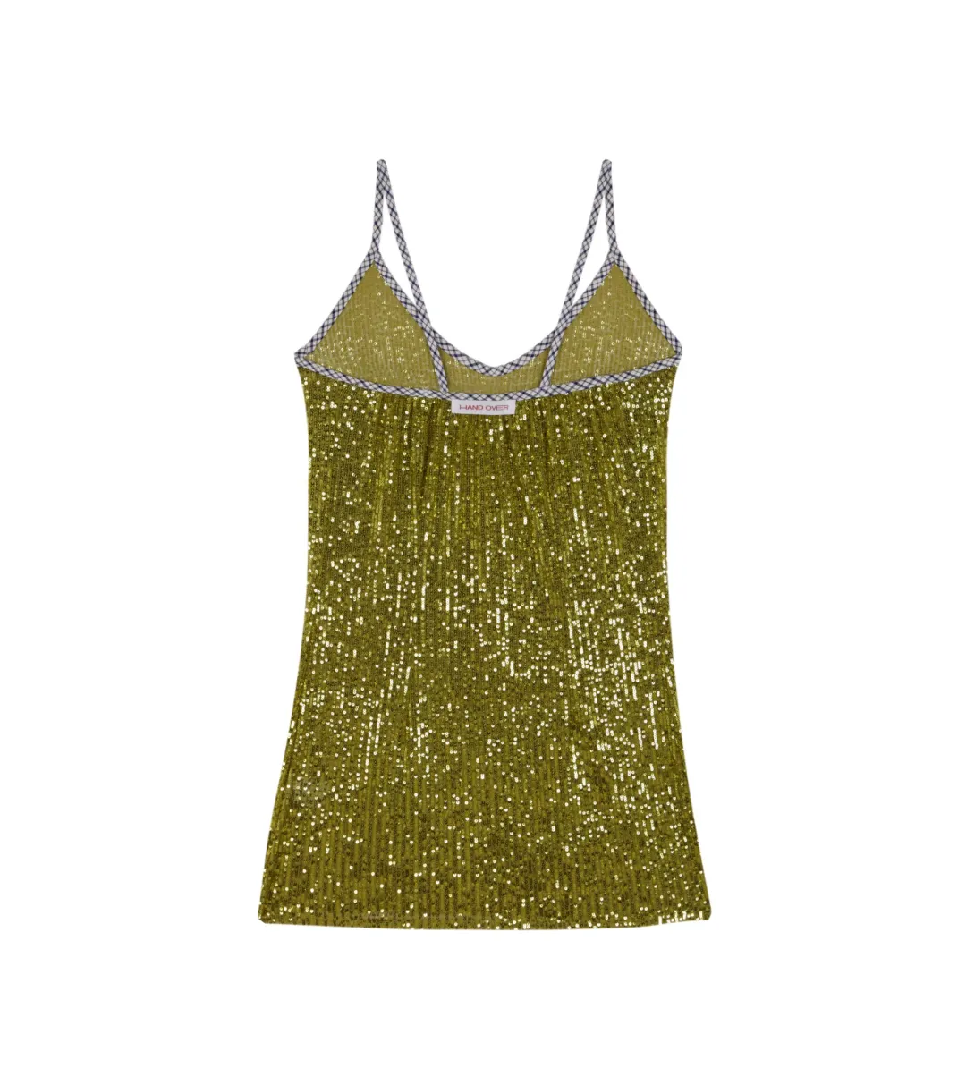 Handover Robers Dress Green Sequin Size AU 12 / Large Hand Over for rent on The Volte - main image