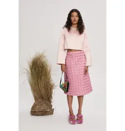 Alemais Inez Skirt & Cindy Embellished Exclusive Top Pink Size AU 14 for rent on The Volte - image 1
