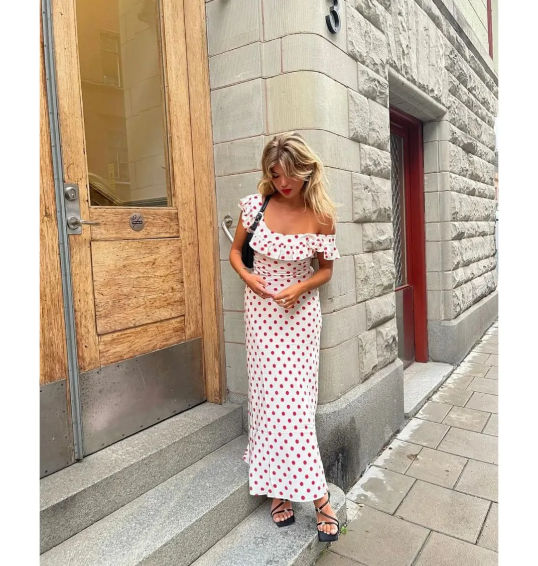 Realisation Par Claudia Dress Polka Dots Size 8/S for rent on The Volte - main image