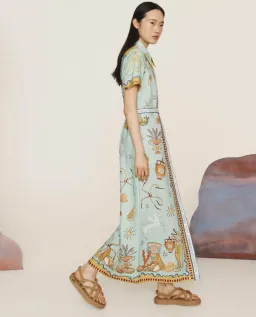 Alemais Surrealist Summer Shirtdress Size 16 for rent on The Volte - image 2