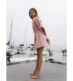  Nana Jacqueline  Alia  Mini Dress in Pink Size AU 8 for rent on The Volte - image 2