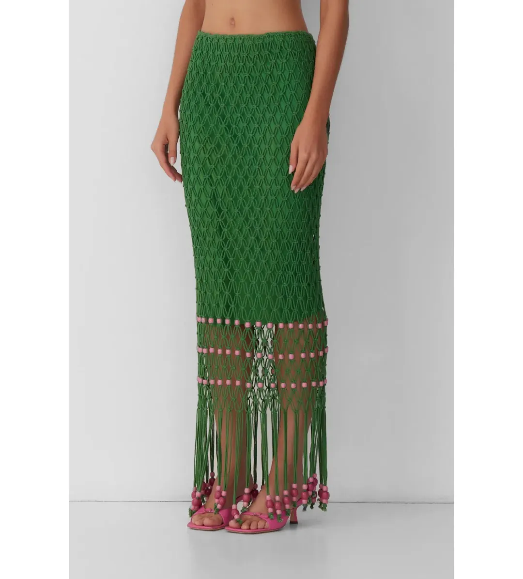 The Wolf Gang Reis Beaded Skirt & Top Size 8  for rent on The Volte - main image