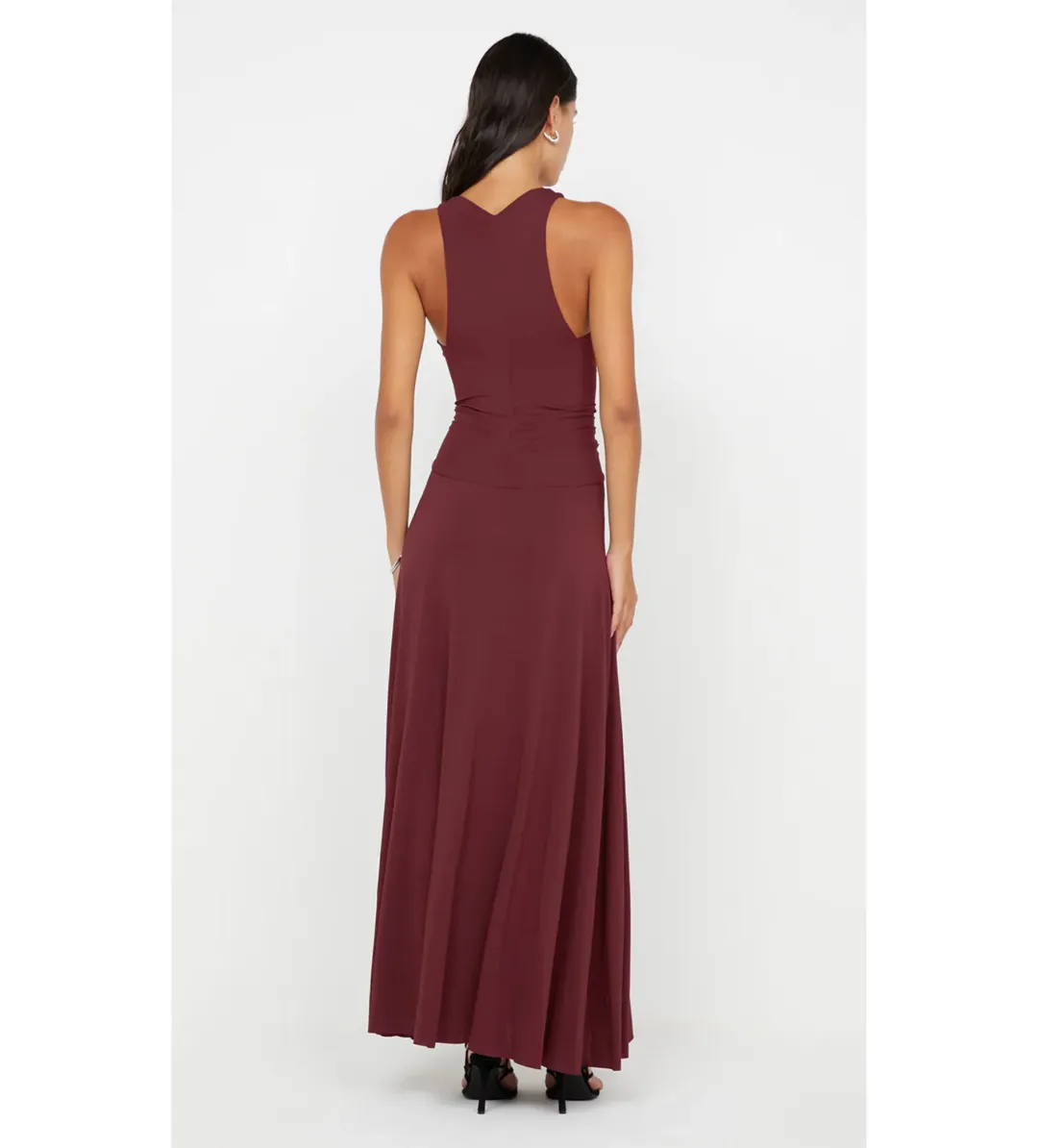 Bec and Bridge Greta Gown Cherry Cola Size 8 for rent on The Volte - main image