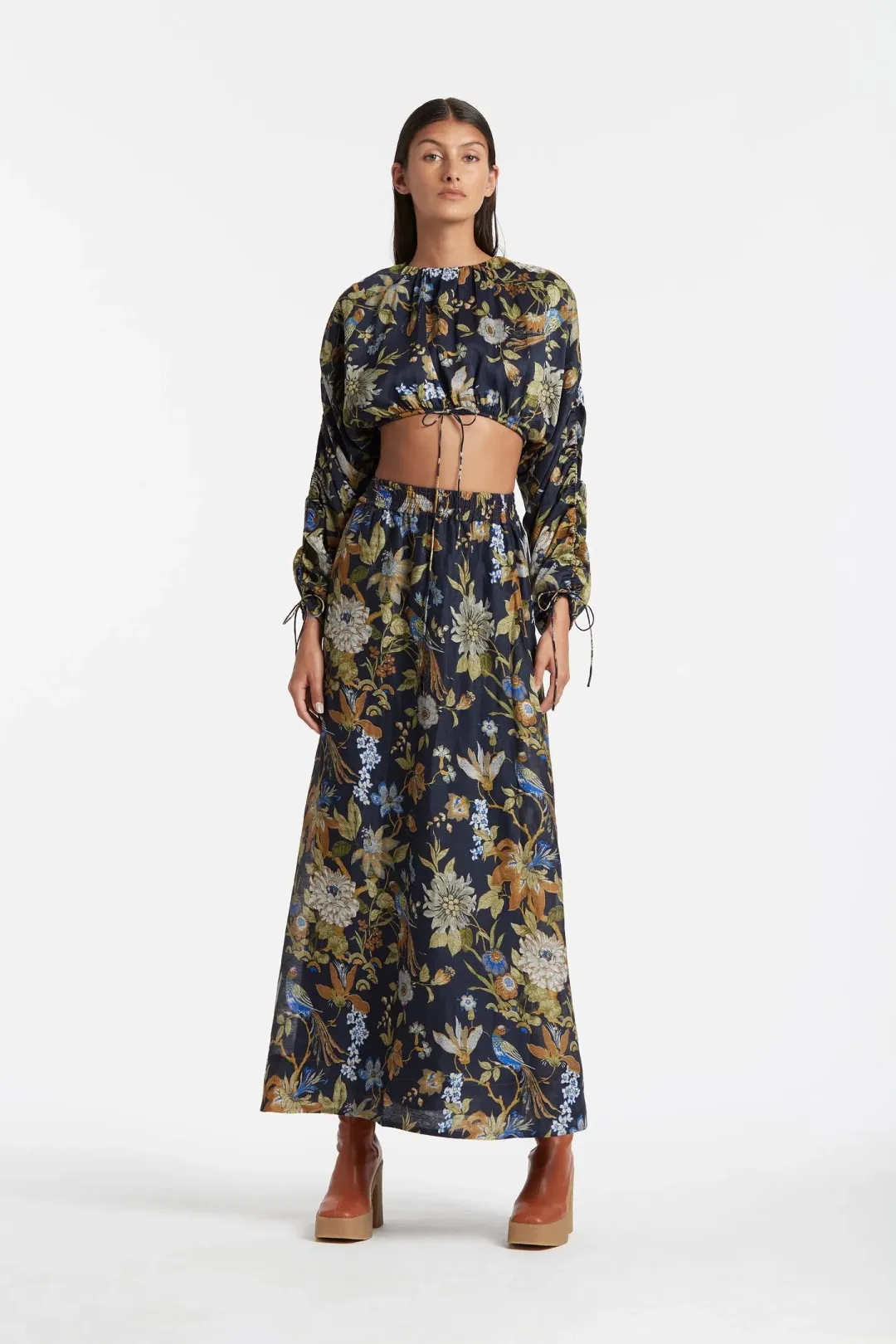 Sir The Label Lilian Batwing Top Size 1 /Au 8 & Maxi Skirt Size 0 /Au 6  for rent on The Volte - main image