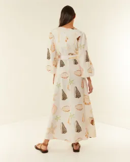 Palm Noosa Melrose Dress Shells Maxi Size AU 6 for rent on The Volte - image 4