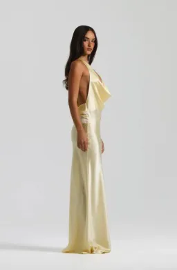 Natalie Rolt Gabi Gown in Lemon Size 8 for rent on The Volte - image 3
