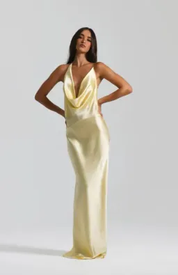 Natalie Rolt Gabi Gown in Lemon Size 8 for rent on The Volte - image 1
