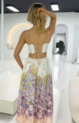 Zimmermann Jude Scallop Midi Dress Size AU 8 for rent on The Volte - image 2