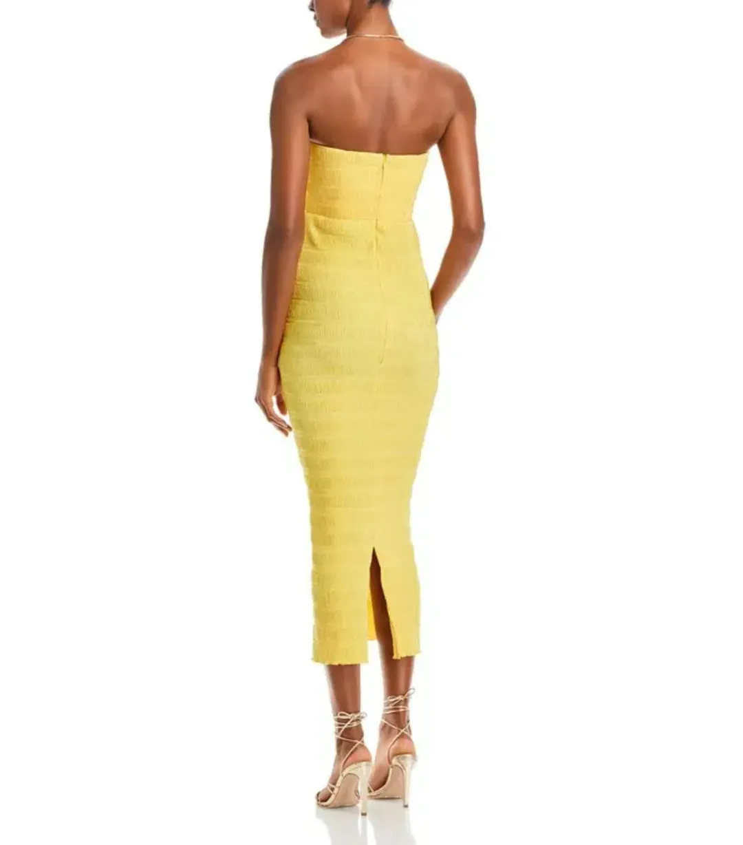 L'Idee Aurore Gown Canary Yellow Size AU 8 for rent on The Volte - main image