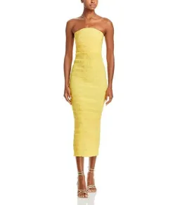 L'Idee Aurore Gown Canary Yellow Size AU 8 for rent on The Volte - image 1