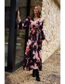Brave + True Sunshine Midi Dress Night Orchid Size AU 12 for rent on The Volte - image 6