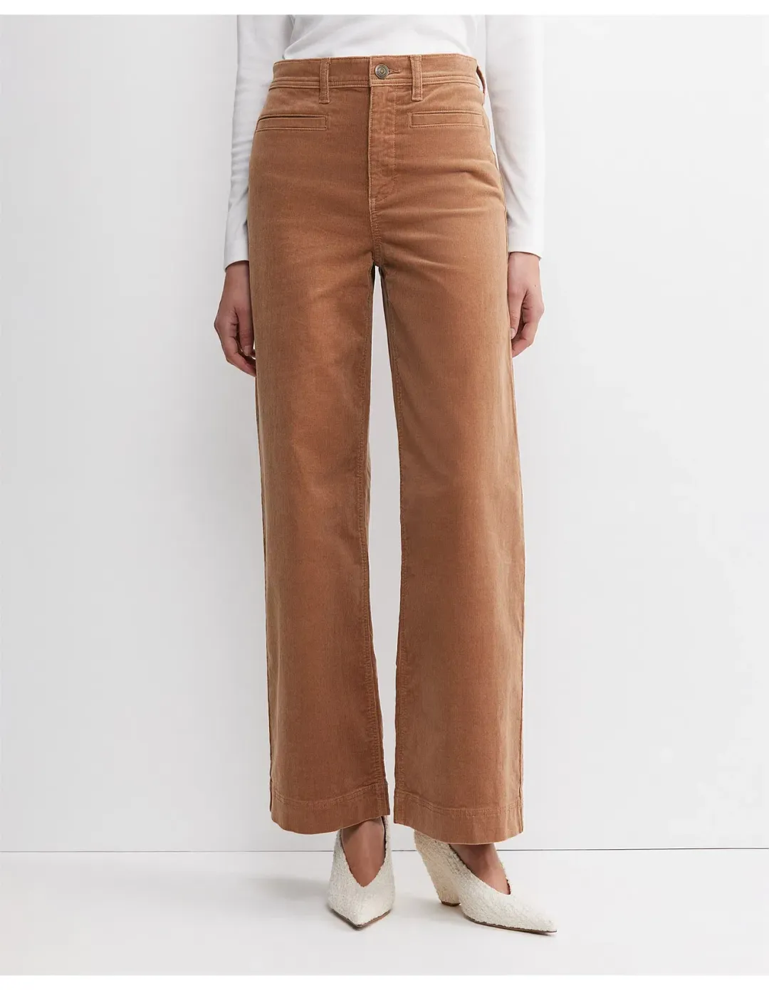 Sportscraft Cleo Cord Wide Leg Jean Camel Size AU 14  for rent on The Volte - main image