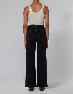 Nobody Denim Milla Wide Leg 32" Long Jean Black Size AU 14 for rent on The Volte - image 3