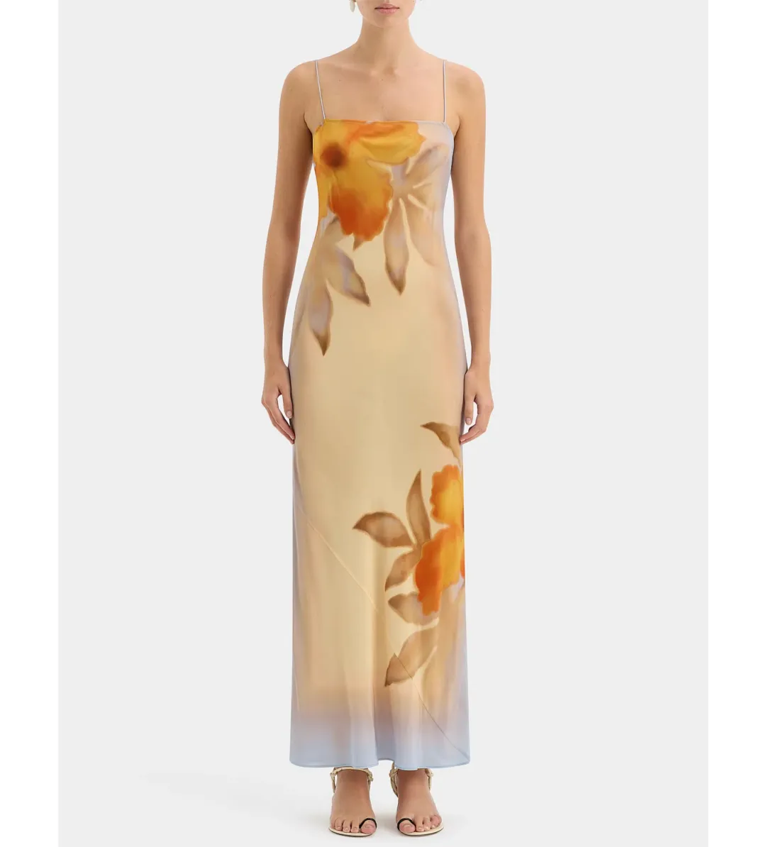 Sir The Label Serene Slip Maxi Dress Sequoia Floral AU 4 for rent on The Volte - main image