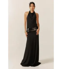 Ance Gria Adele Gown Black Size AU 8 for rent on The Volte - image 1