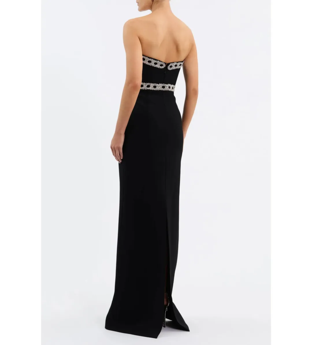 Rebecca Vallance Celinda Gown in Black Size AU 10 for rent on The Volte - main image