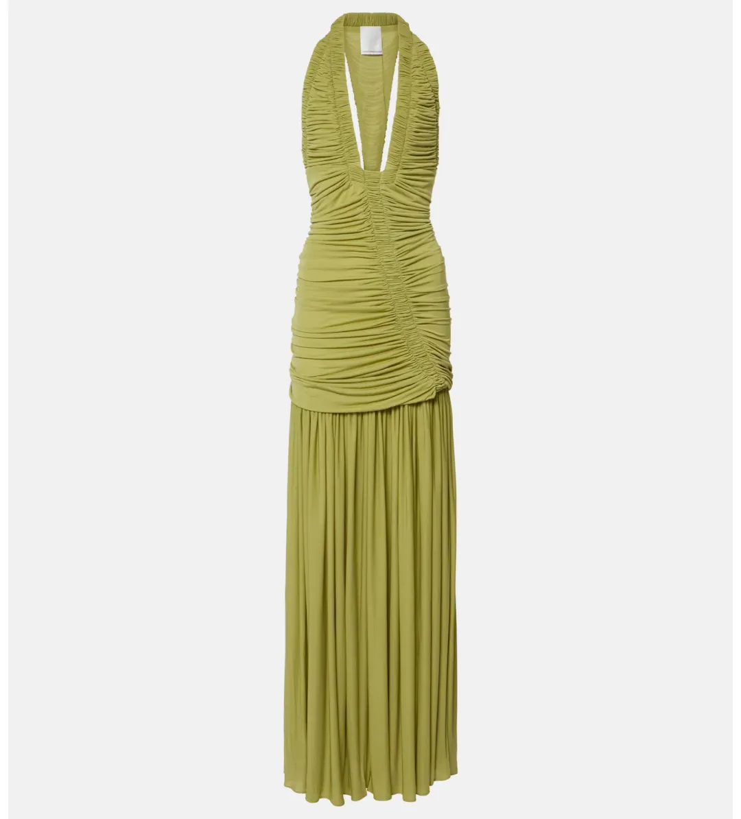 Christopher Esber Orion Gown in Green Olive Size S / AU 8 for rent on The Volte - main image