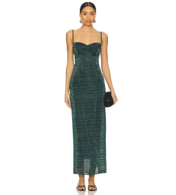 Georgia Hardinge Element Maxi Dress Bottle Green Size AU 10 for rent on The Volte - image 1