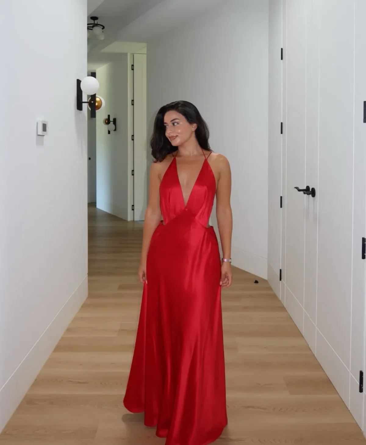 Michael Lo Sordo Tash Maxi Red Size AU 8 for rent on The Volte - main image