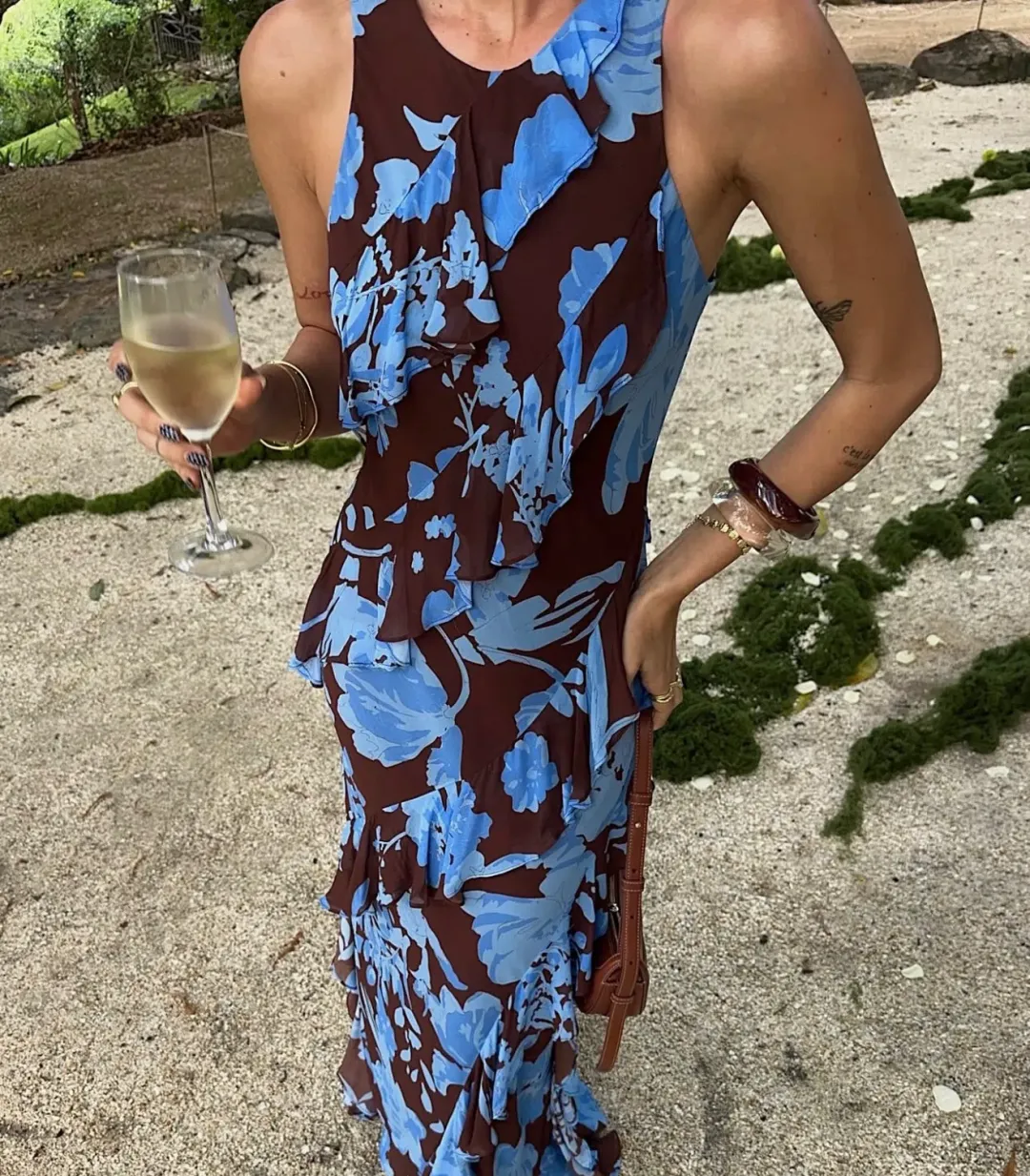 Shona Joy Olson Ruffle Dress Size 10 for rent on The Volte - main image