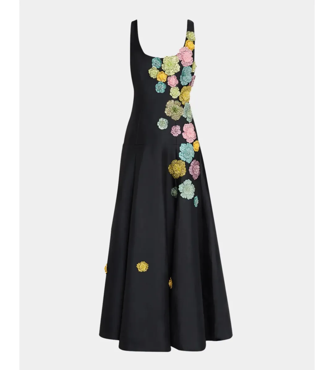 Alemais Lolita Gown Black Floral Size 10 for rent on The Volte - main image