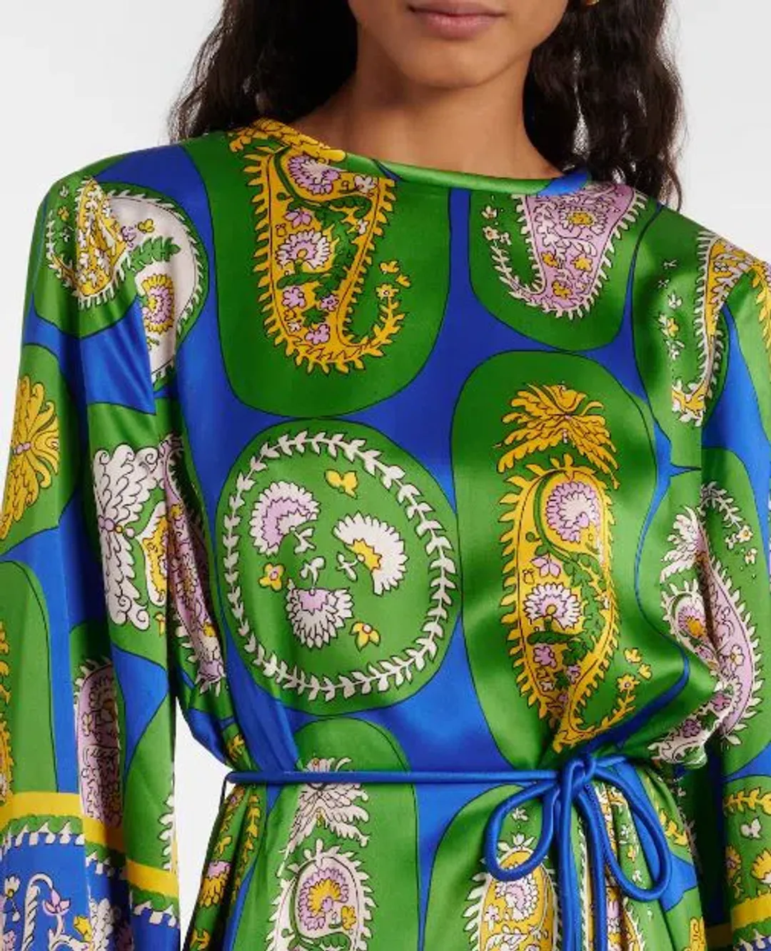 Alemais Printed Silk Maxi Dress My Theresa Exclusive Size 16 for rent on The Volte - main image