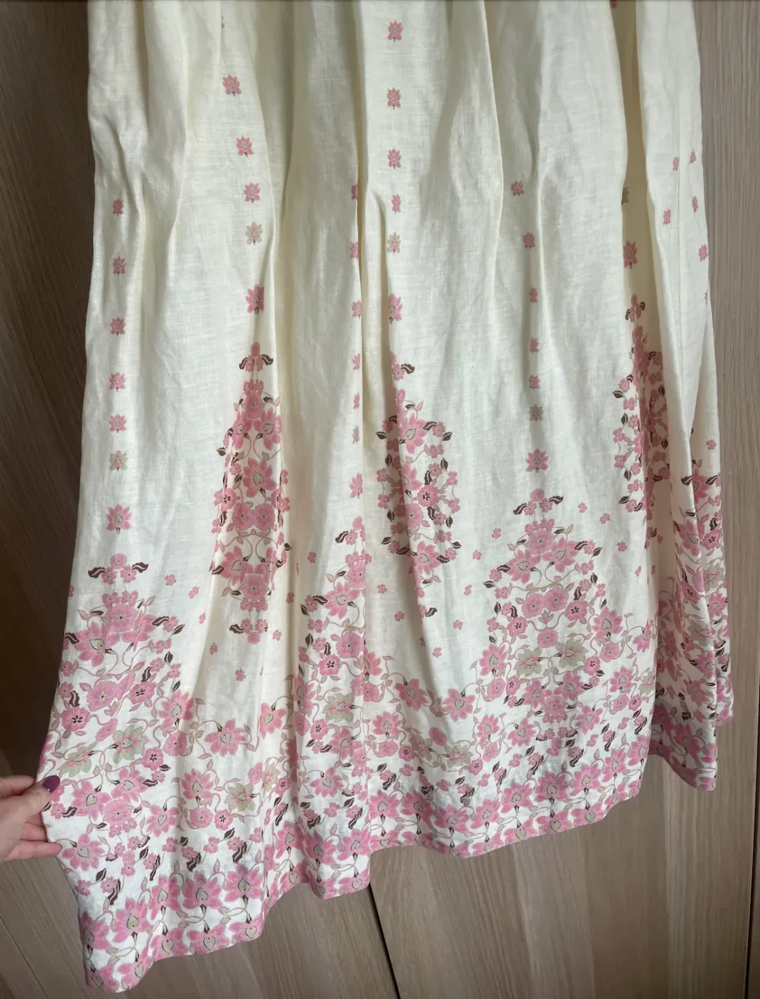 Hansen & Gretel Akacia Maxi Dress Cream Empress In Size 8/S for rent on The Volte - main image
