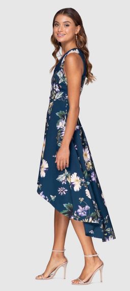 Pilgrim Green Dream High Low Blue Floral Size 10 for rent on The Volte - image 2