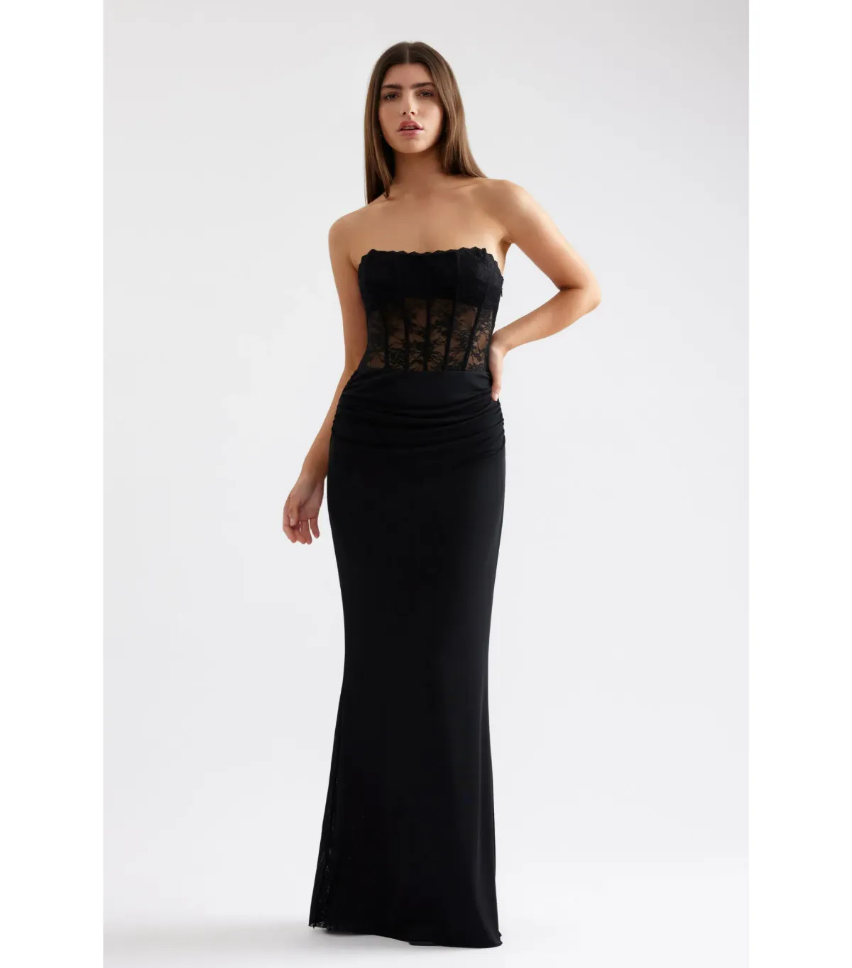 Lexi Alla Dress Black Size AU 8 for rent on The Volte - main image
