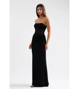 Lexi Alla Dress Black Size AU 8 for rent on The Volte - image 2