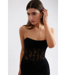 Lexi Alla Dress Black Size AU 6 for rent on The Volte - image 3