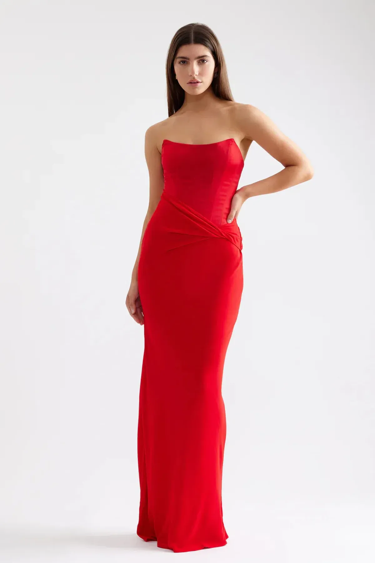 Lexi Elora Maxi Dress Scarlet Size 8 for rent on The Volte - main image