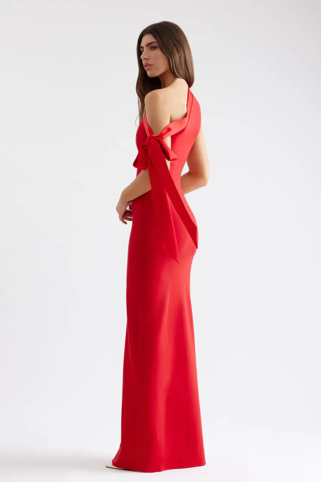 Lexi Sidney Maxi Dress Deep Red Size 8 for rent on The Volte - main image