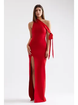 Lexi Sidney Maxi Dress Deep Red Size 8 for rent on The Volte - image 1