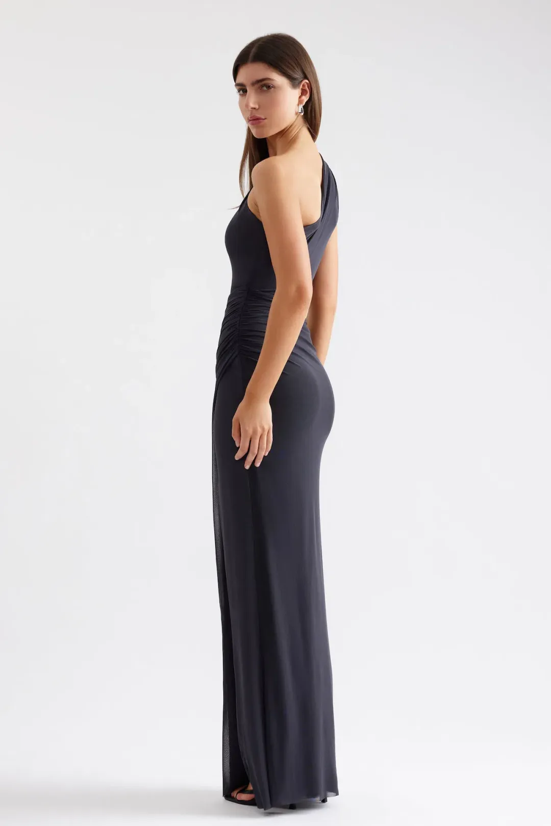 Lexi Viola Maxi Dress Charcoal Size AU 8 for rent on The Volte - main image
