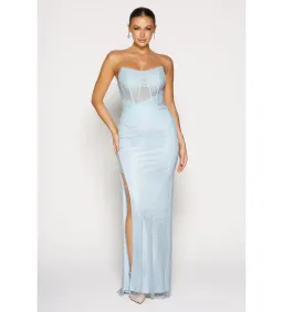 Tania Olsen Alma Formal Gown Pale Blue Size 4 for rent on The Volte - image 2