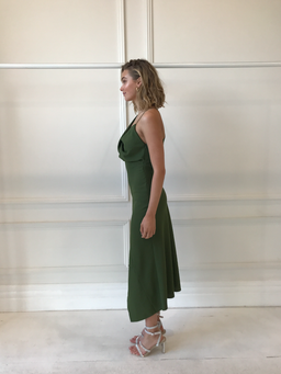 One Fell Swoop - Midi Muse Dress - Herb - Size 10 for rent on The Volte - image 4