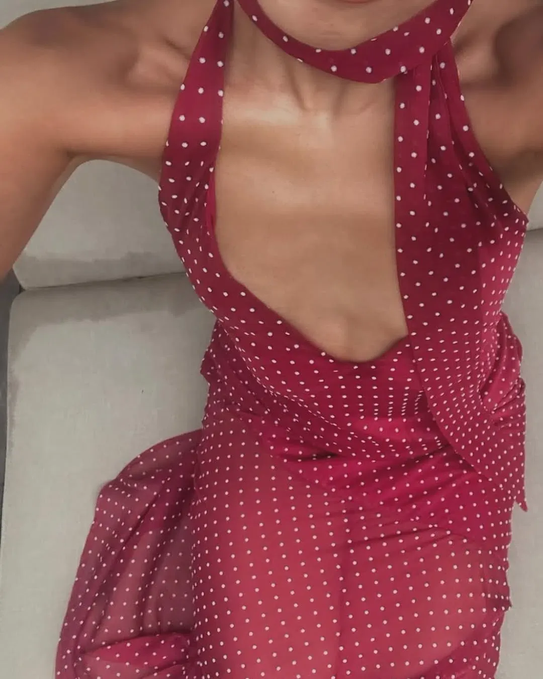 I am Delilah Jasmine Maxi Dress Red Size Small AU 8 for rent on The Volte - main image