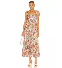Zimmermann	Mae Tie Maxi Dress Floral  Size 3/ Au 14  for rent on The Volte - image 1