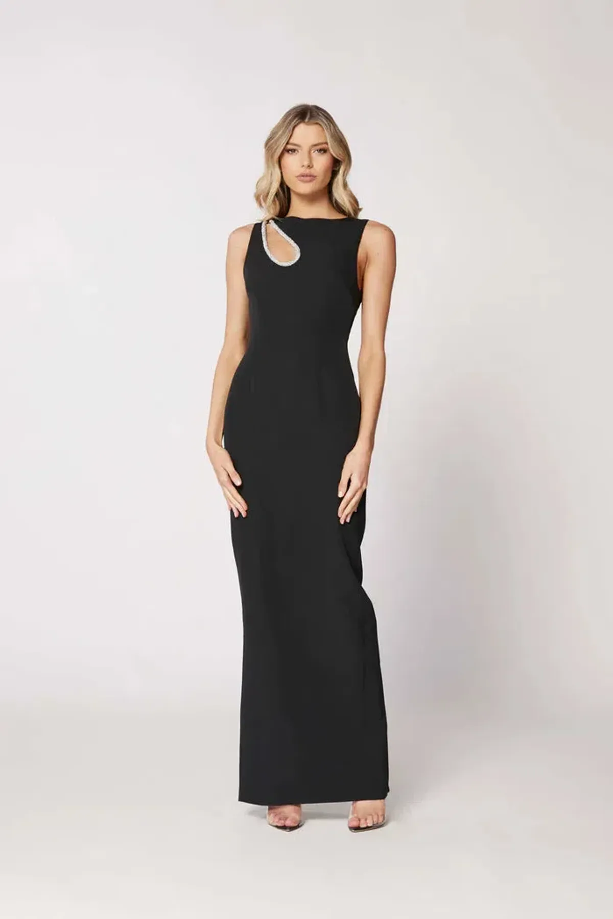 Bianca and Bridgett Valencia Maxi Dress Black Size AU 10 for rent on The Volte - main image